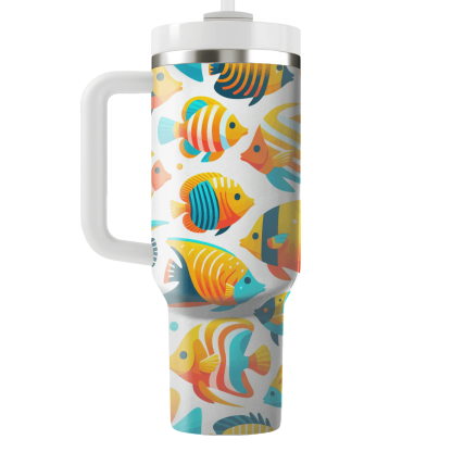 Colorful Tropical Fish  Custom Tumblers