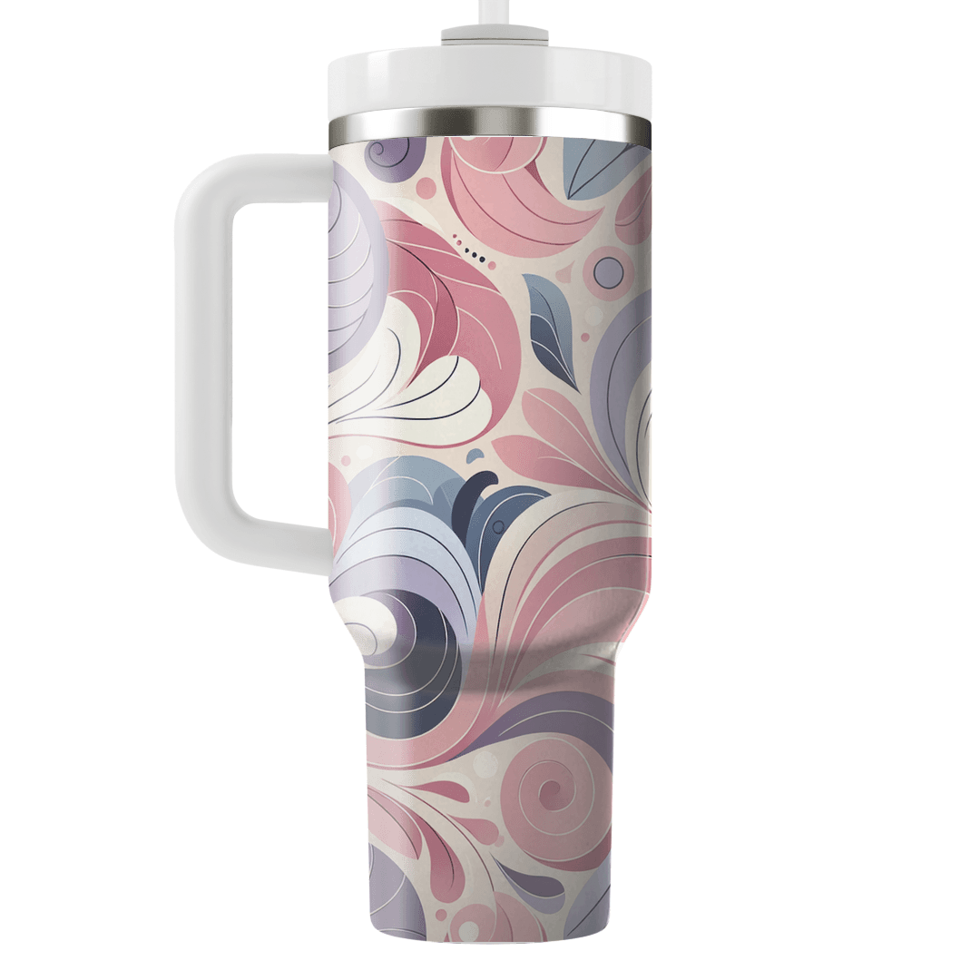 Petal Swirl Design Decorative Tumblers