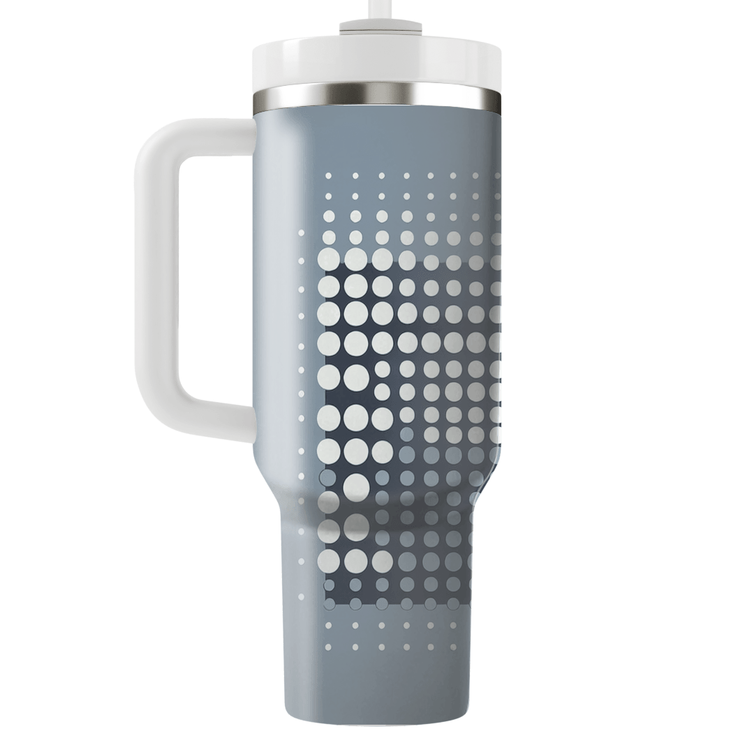 Minimalist Dot Matrix  Tumblers With Lids