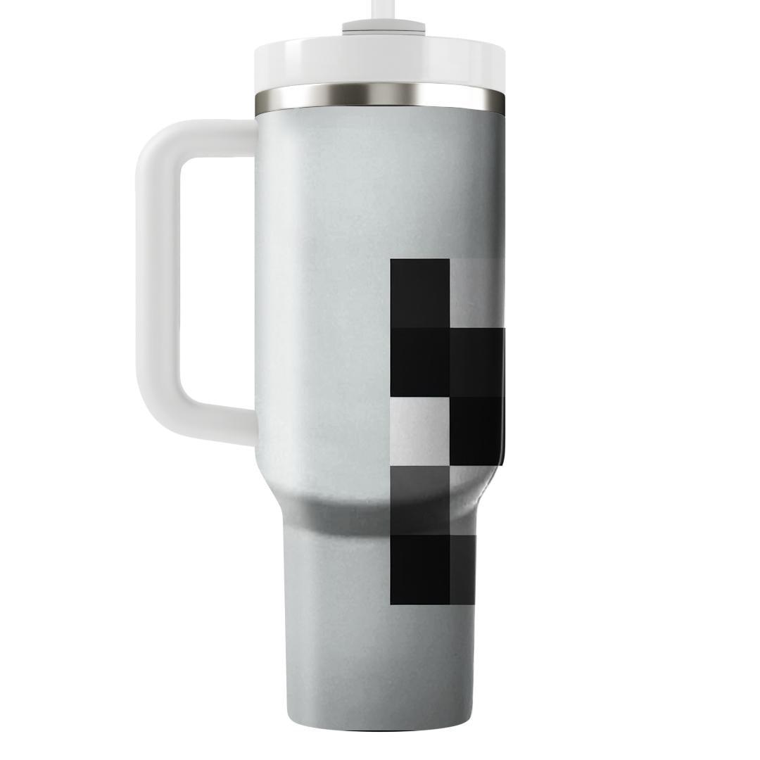 Monochrome Checkered  Insulated Tumblers