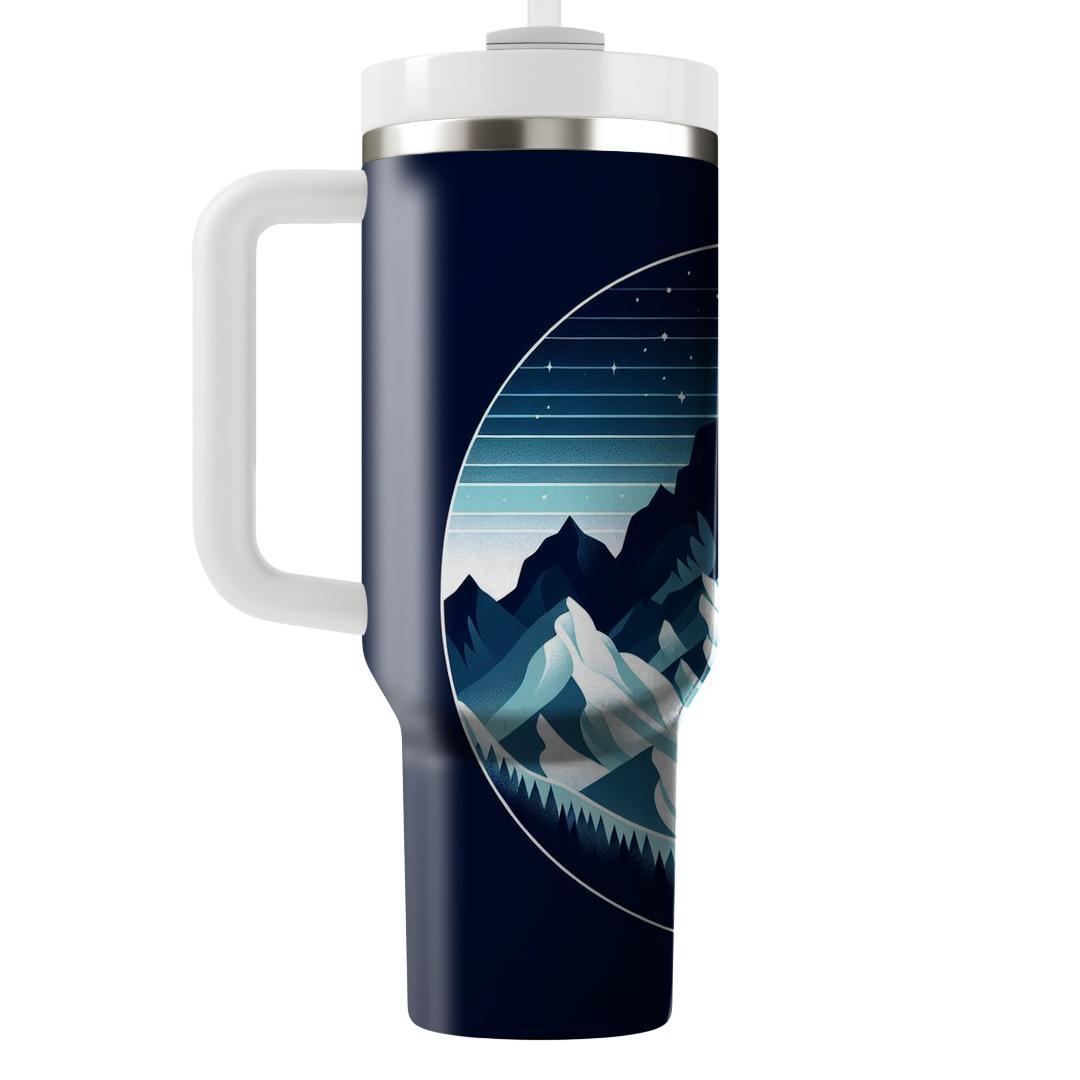 Winter Mountain Escape Unique Tumblers