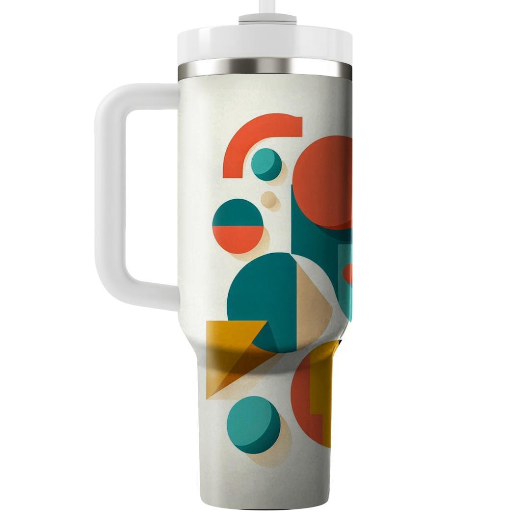 Mod Abstract Shapes  Travel Tumblers