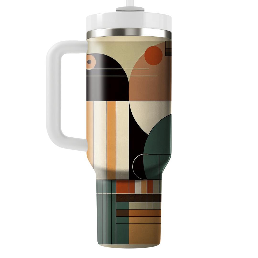Earthy Tones Geometry  Custom Tumblers