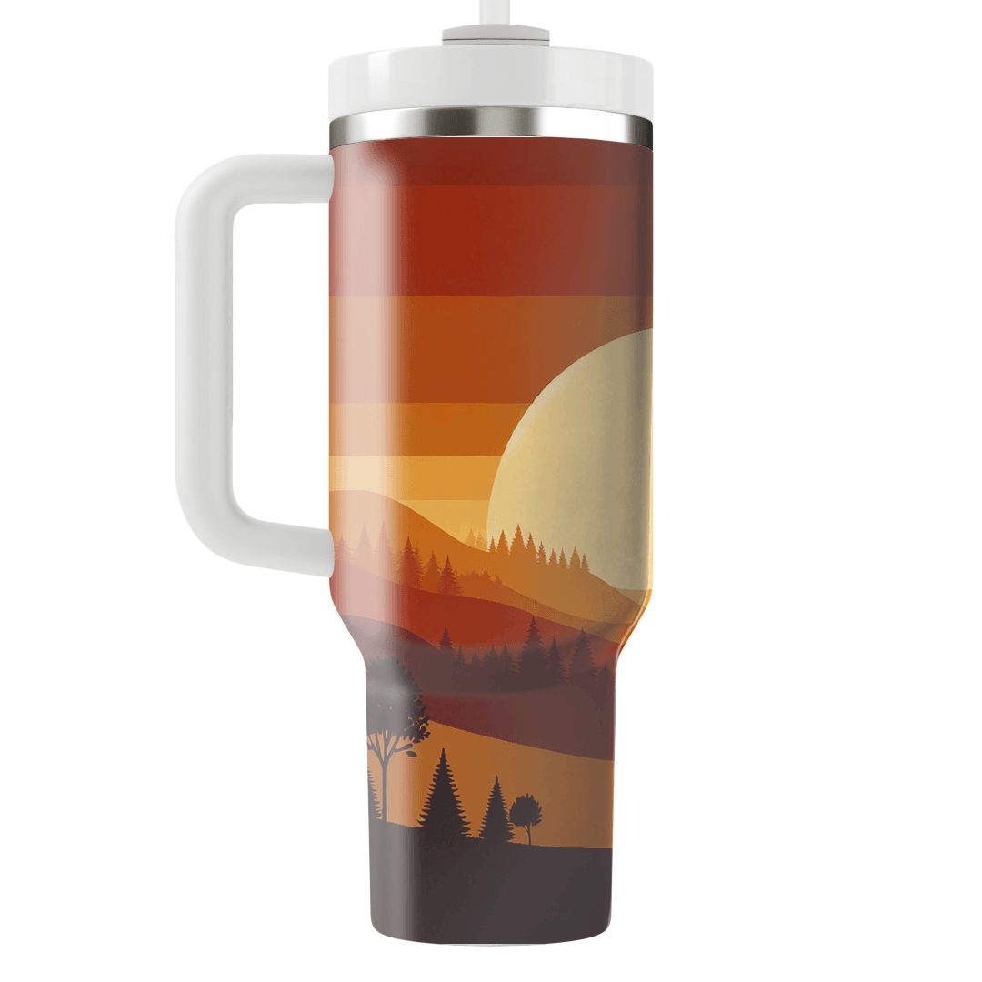 Amber Glow  Personalized Tumblers