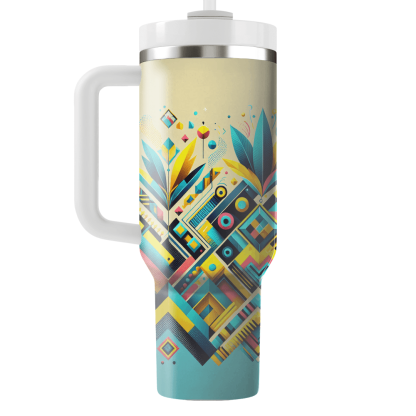 Festive Geometry - A Carnival Vibe  Decorative Tumblers