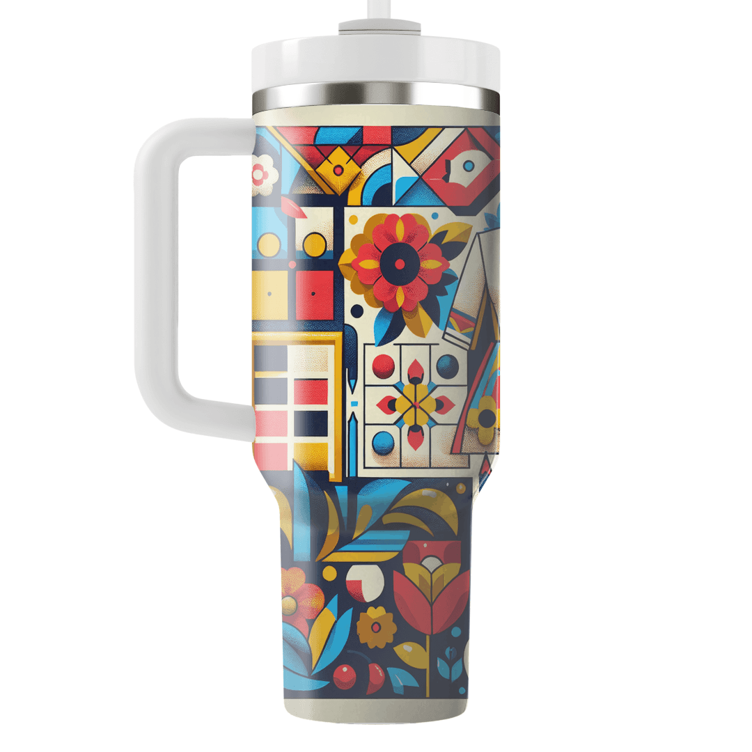 Creative Collage Travel Tumblers