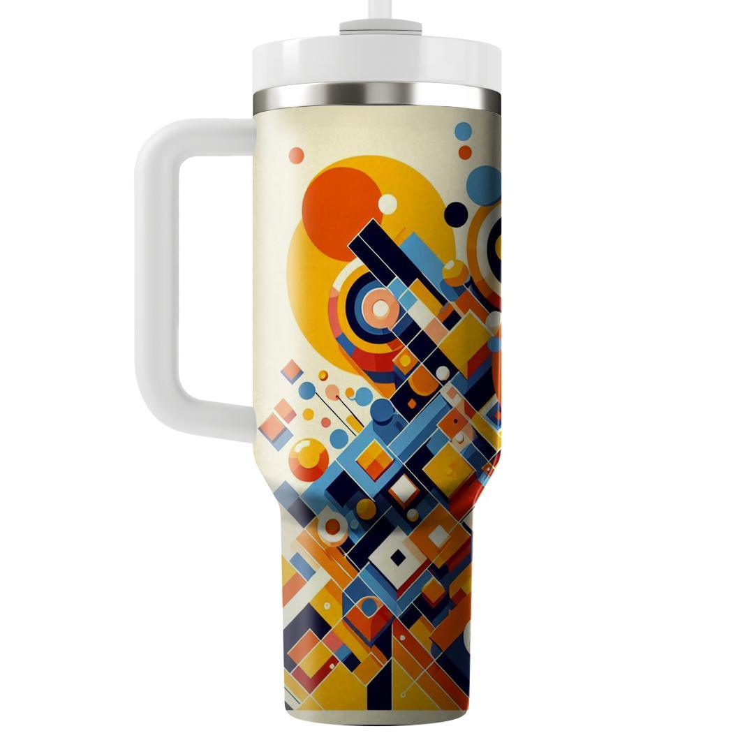 Funky Geometric Dreams  Travel Tumblers