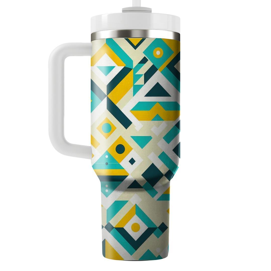 Geometric Diamonds And Triangles  Decorative Tumblers