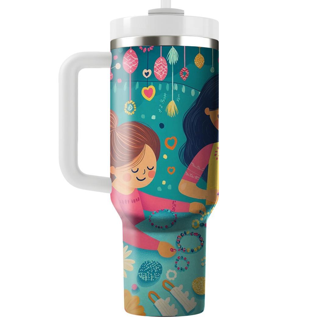 Woven With Love: A Family Friendship Bracelet Day Unique Tumblers