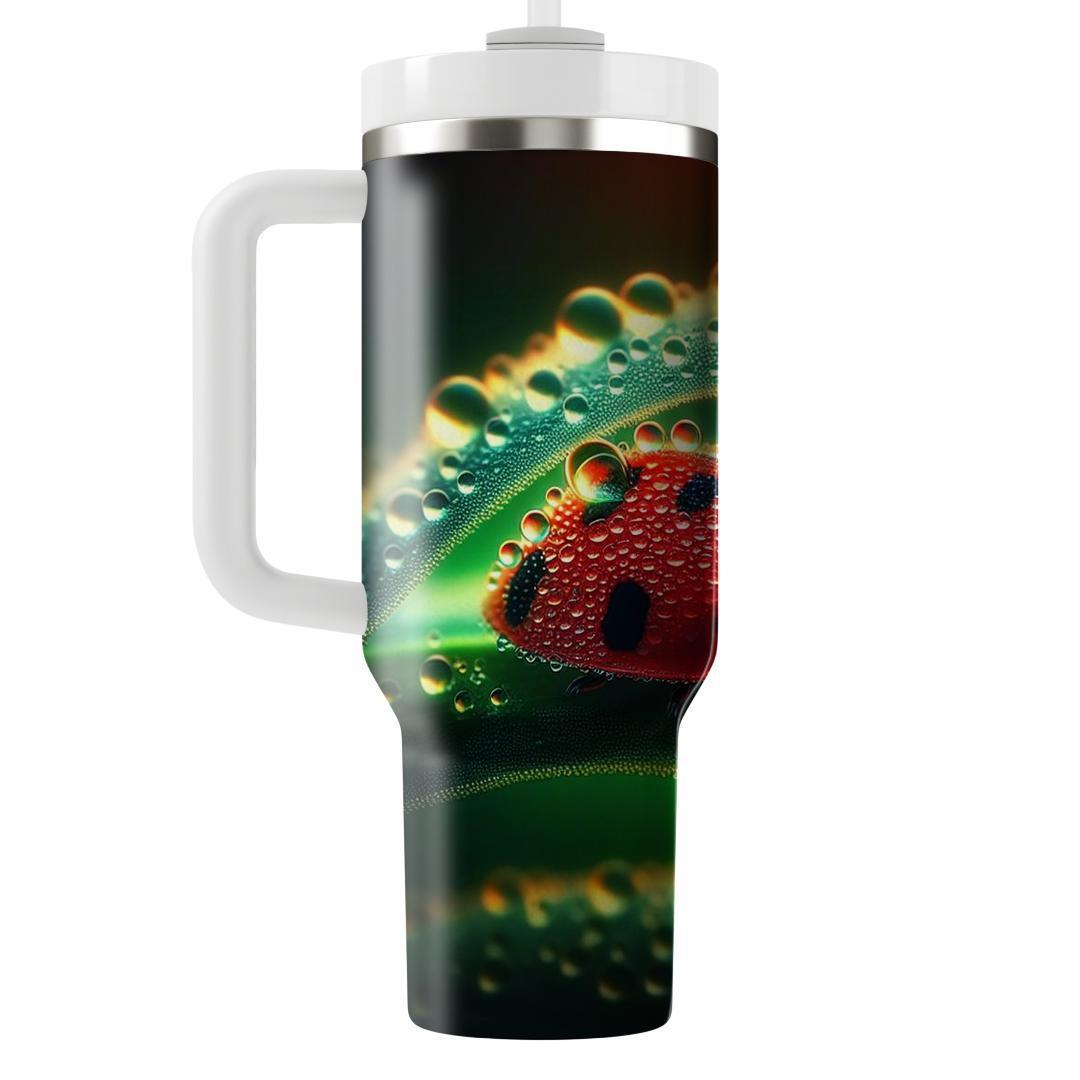 Dainty Ladybug Delight  Tumblers With Lids