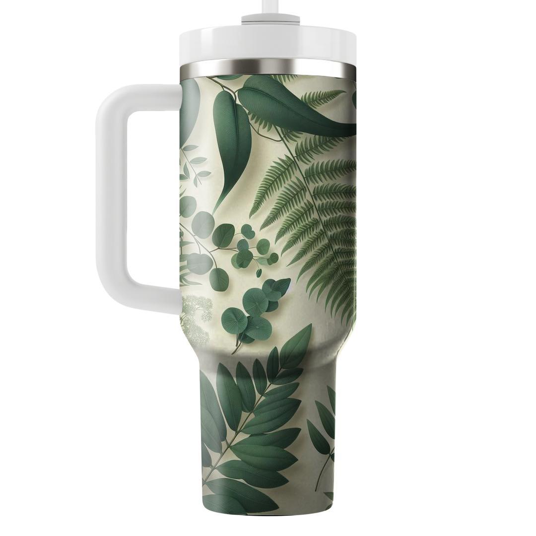 Elegant Foliage  Unique Tumblers