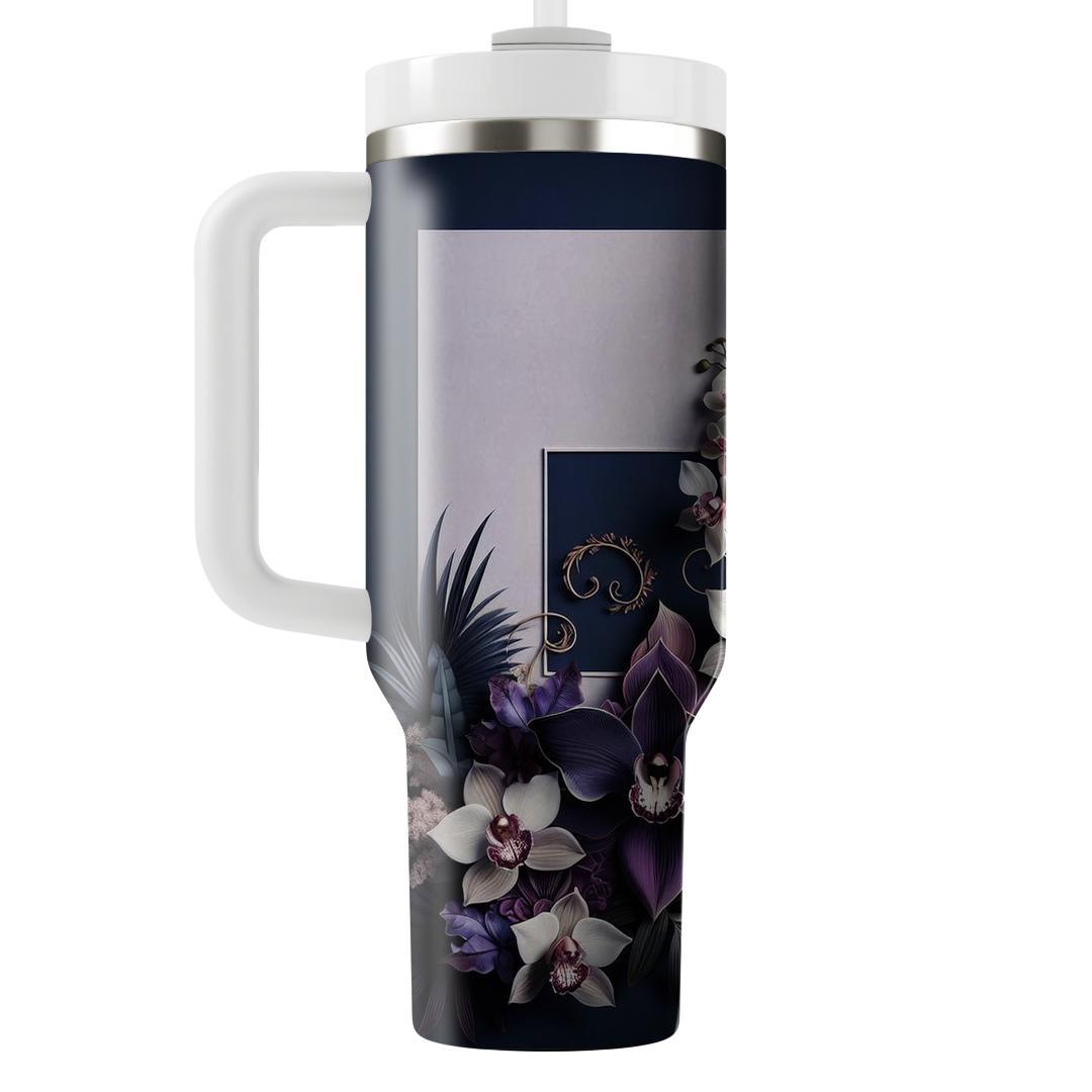 Regal Orchid Garden  Unique Tumblers
