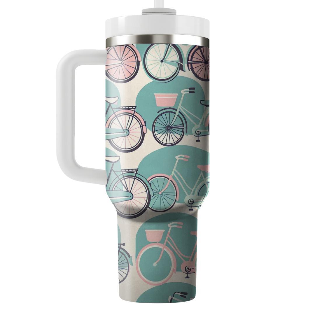 Retro Bicycle Pattern  Insulated Tumblers