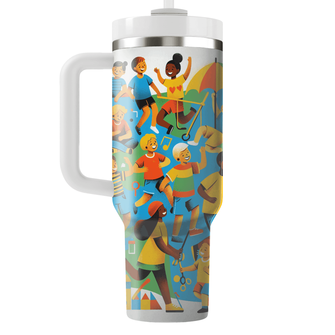 Chasing Dreams - International Children’s Day  Decorative Tumblers