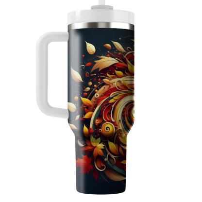 Autumn Leafy Dreams  Travel Tumblers