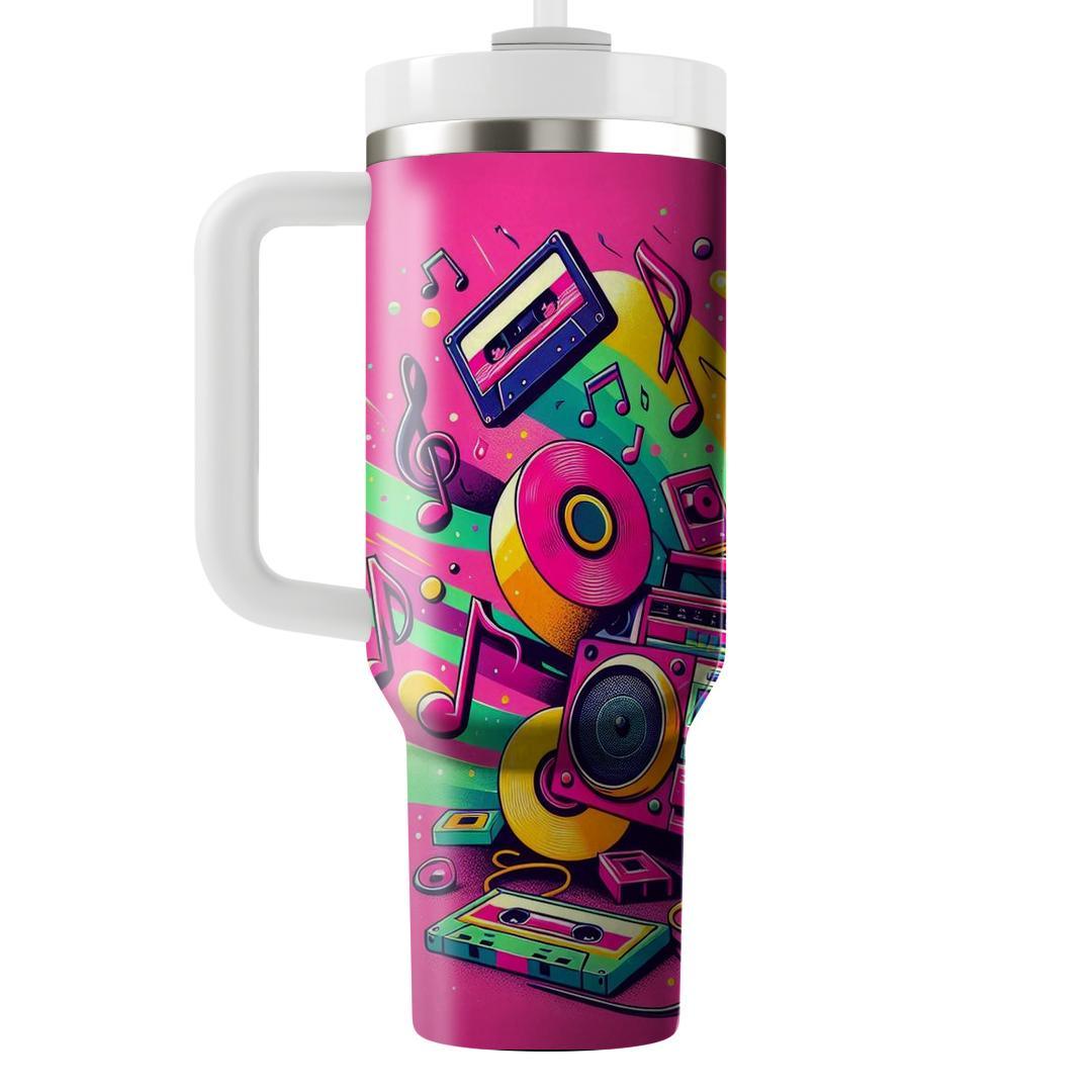 Funky Retro Boombox  Unique Tumblers