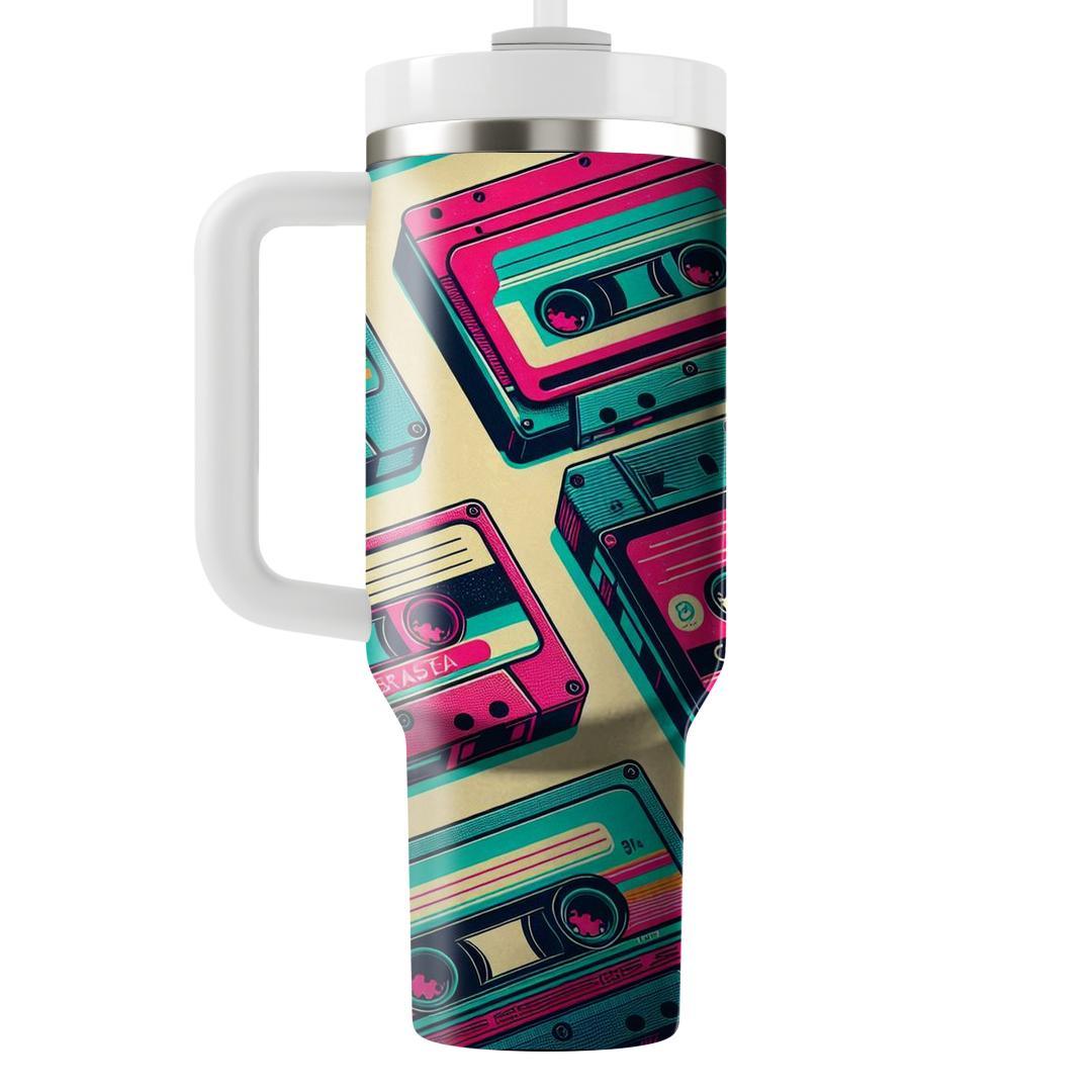 Retro Cassette Melody  Tumbler Cups