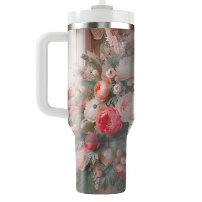Lush Peony Garden  Tumblers With Lids