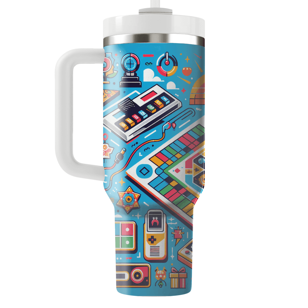 Classic 80s Board Game Set Custom Tumblers