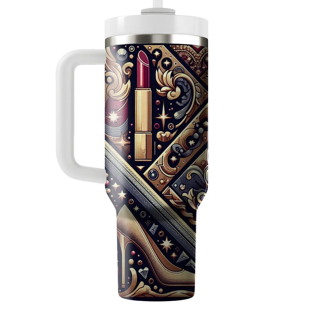 Glamorous 80s Glam  Personalized Tumblers