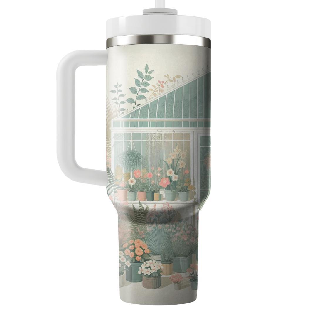 Spring Greenhouse Serenity  Unique Tumblers