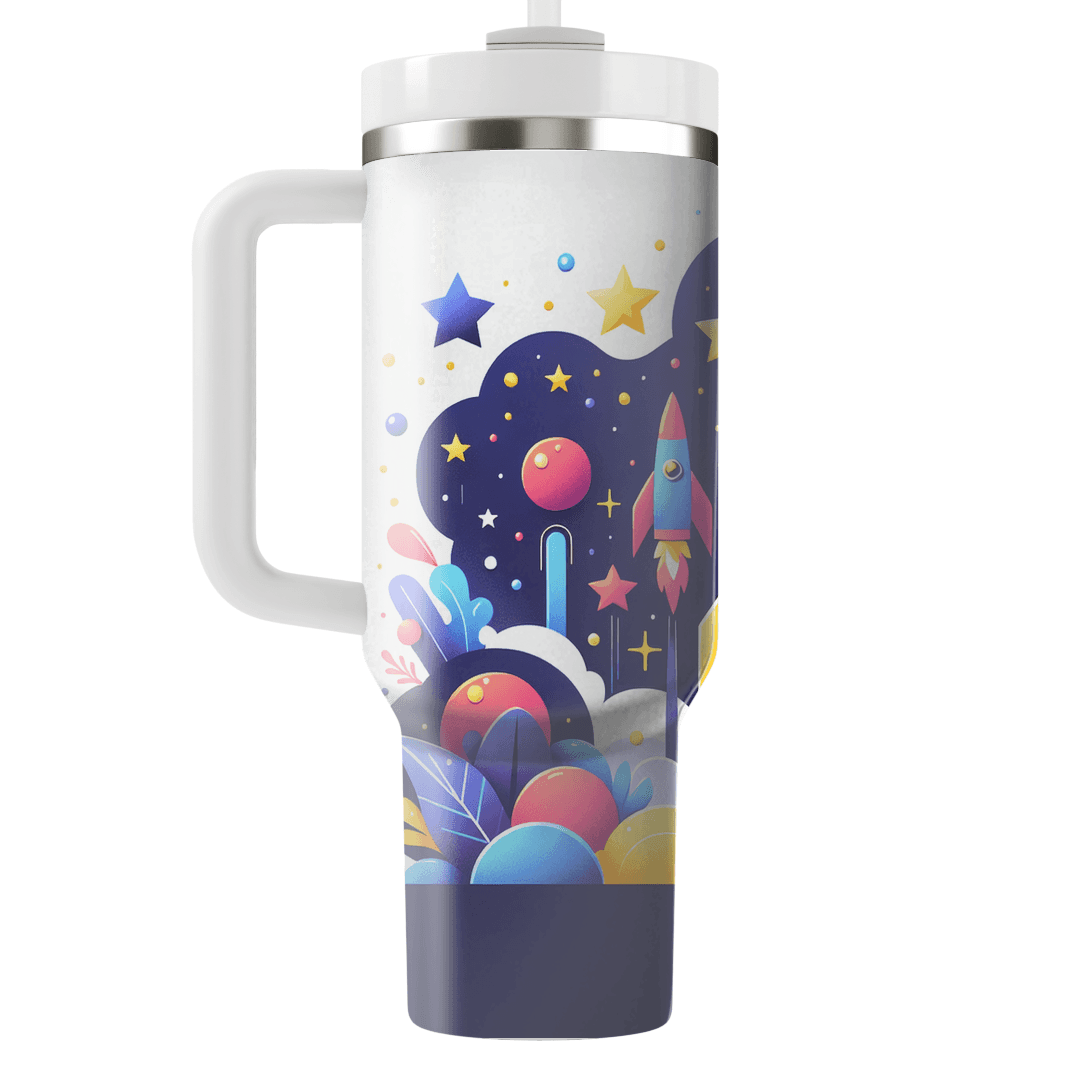 Cosmic Space Adventure Travel Tumblers
