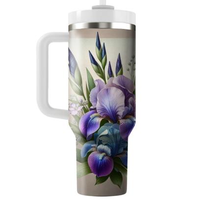 Classic Iris Delight  Insulated Tumblers