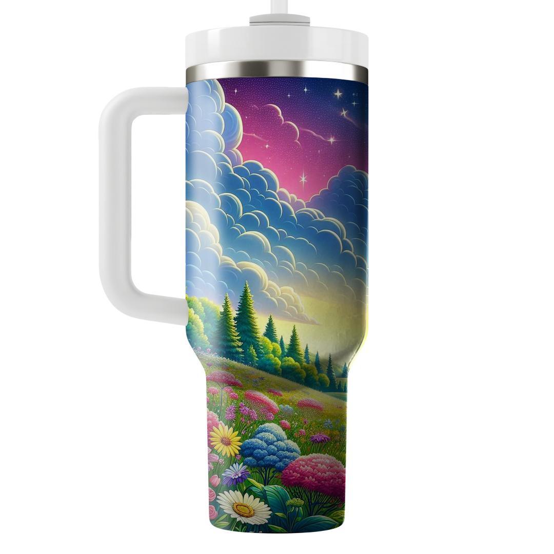 Fantasy Unicorn Meadow  Personalized Tumblers