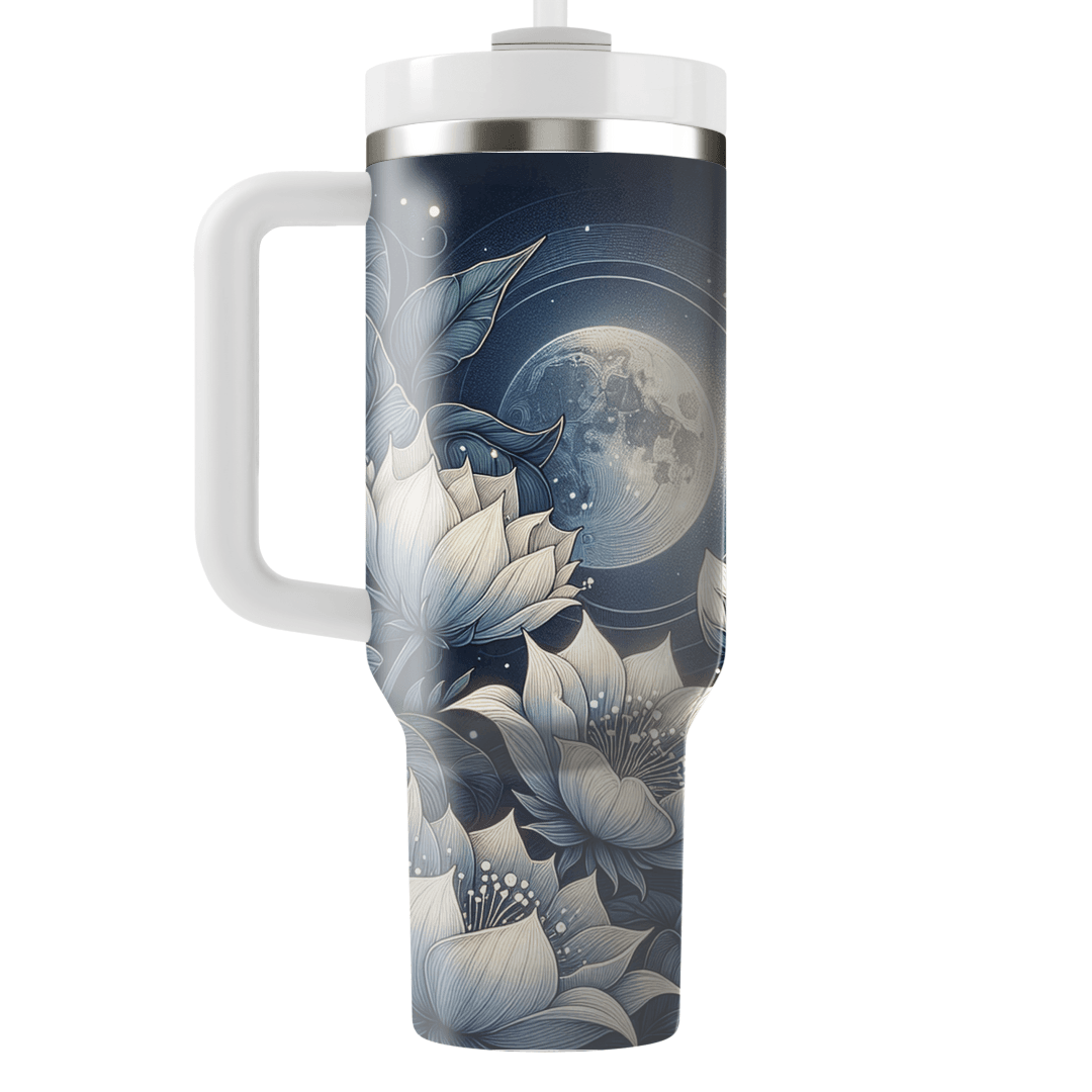 Mystical Moonflower  Tumblers With Lids