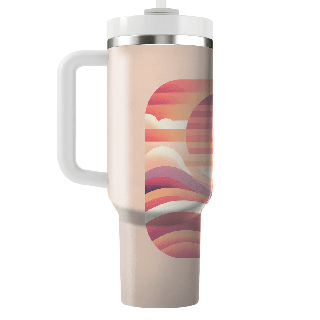 Dreamy Sunset Gradients Decorative Tumblers
