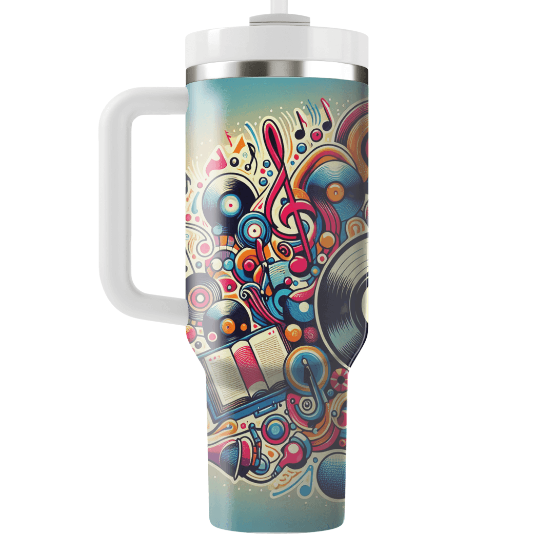 Groovy Music Vibes Tumblers With Lids