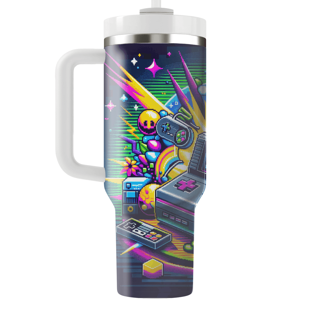 Retro 80s Game Console Insulated Tumblers