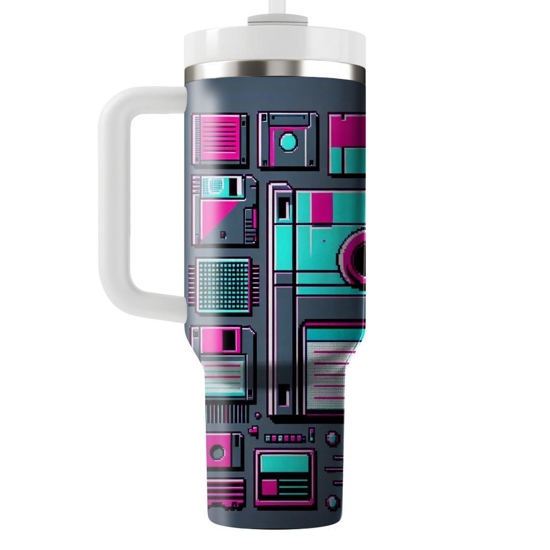 Retro Computer Screen  Unique Tumblers