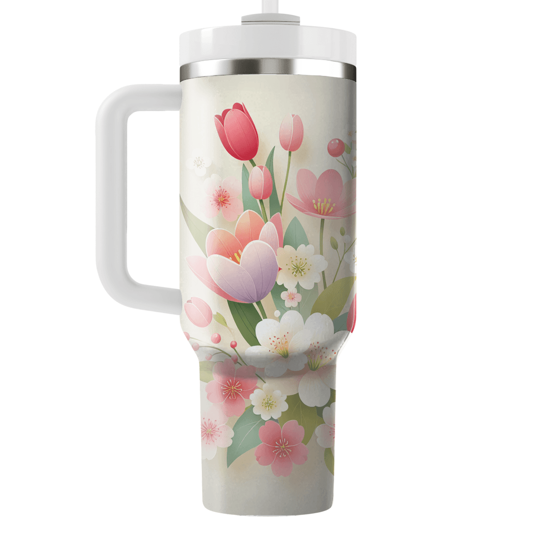 Charming Spring Blossoms  Unique Tumblers