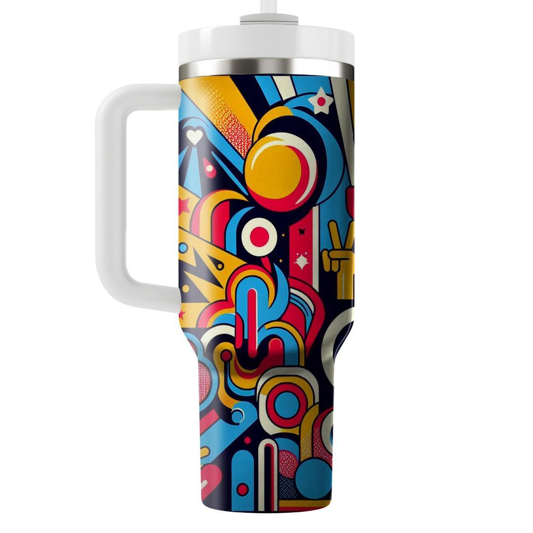 Funky Pop Art Dreams  Custom Tumblers