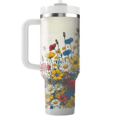 Wildflower Wanderlust  Unique Tumblers