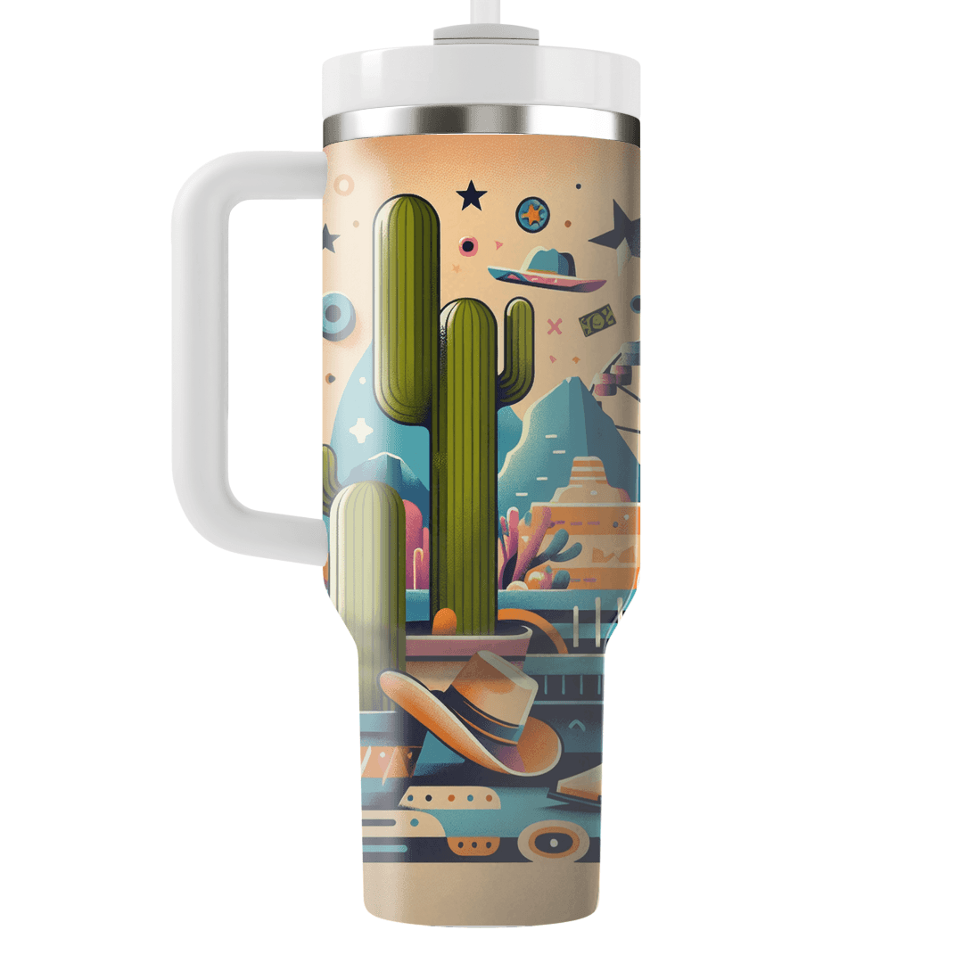 Wild West Retro Travel Tumblers