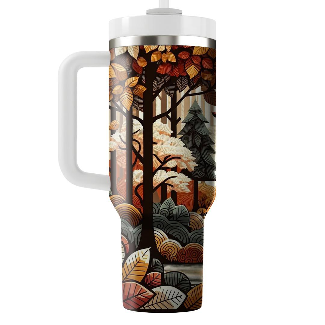 Autumn Forest Wanderlust  Travel Tumblers