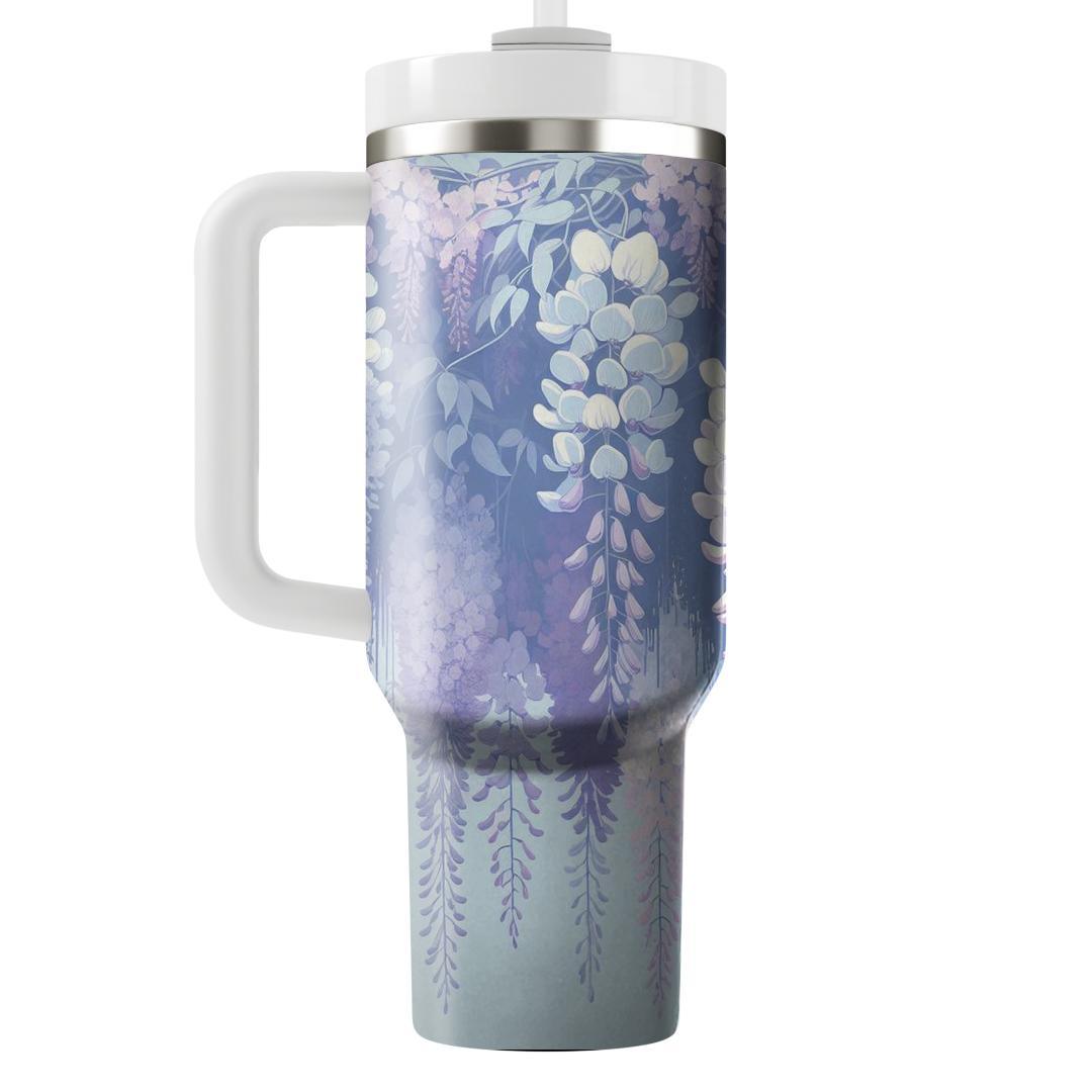 Cascading Wisteria Charm  Unique Tumblers