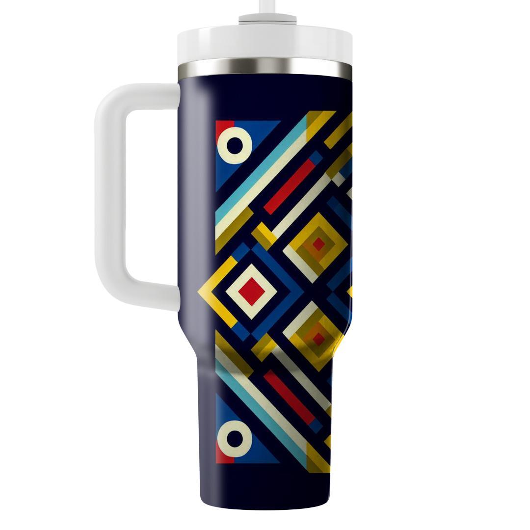 Dazzling Diamond Geometric  Decorative Tumblers