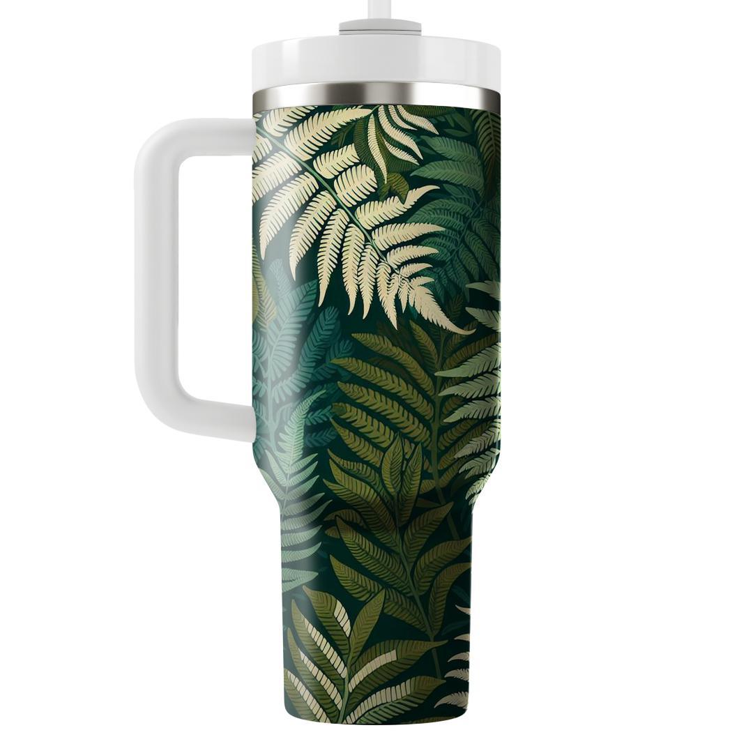 Lush Fern Oasis  Unique Tumblers