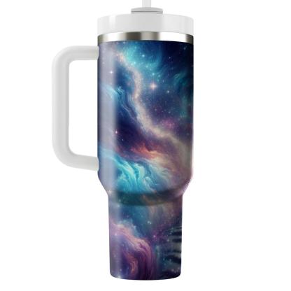 Galactic Tiger Dream  Travel Tumblers