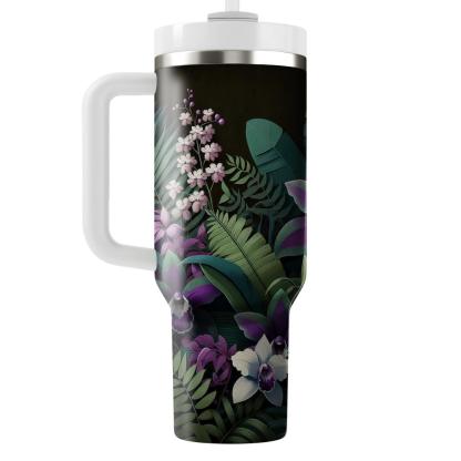 Rainforest Orchid Enchantment  Insulated Tumblers