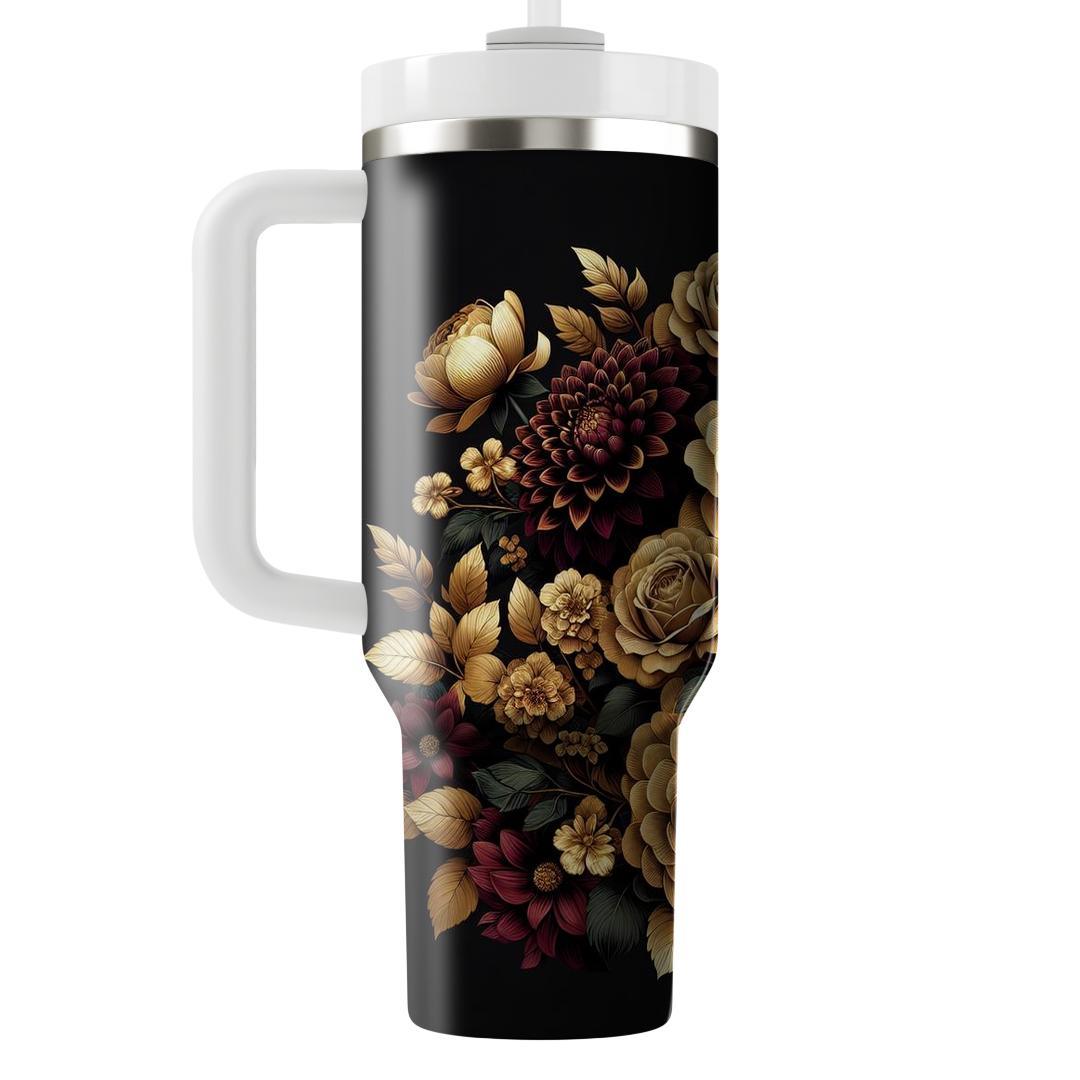 Glamorous Floral Cascade  Tumblers For Gifts