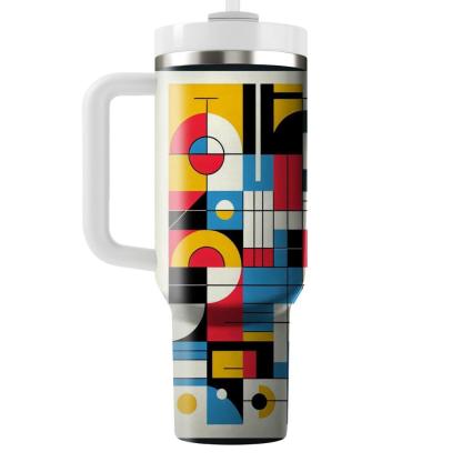 Bauhaus Twist  Travel Tumblers
