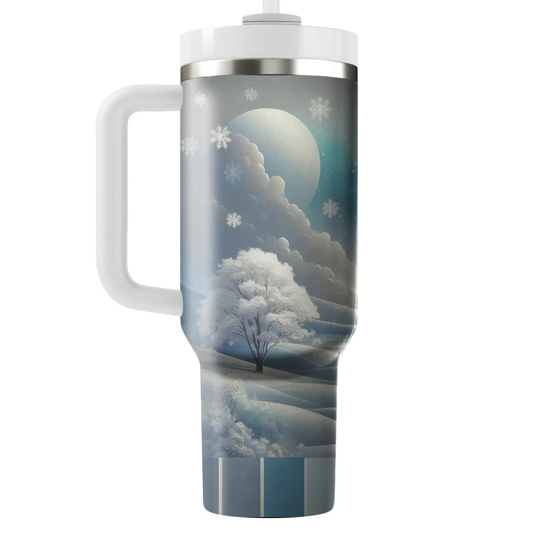 Winter Chill Serenity  Travel Tumblers