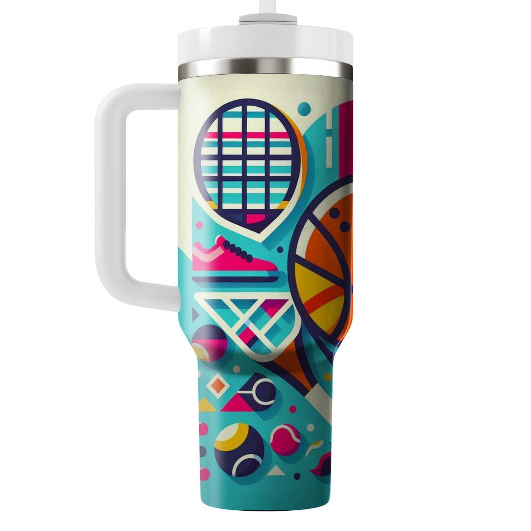 Retro Sports Theme  Unique Tumblers