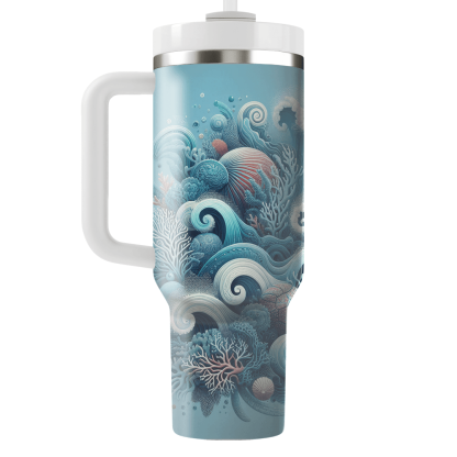 Elysian Tides - Ocean Day  Decorative Tumblers