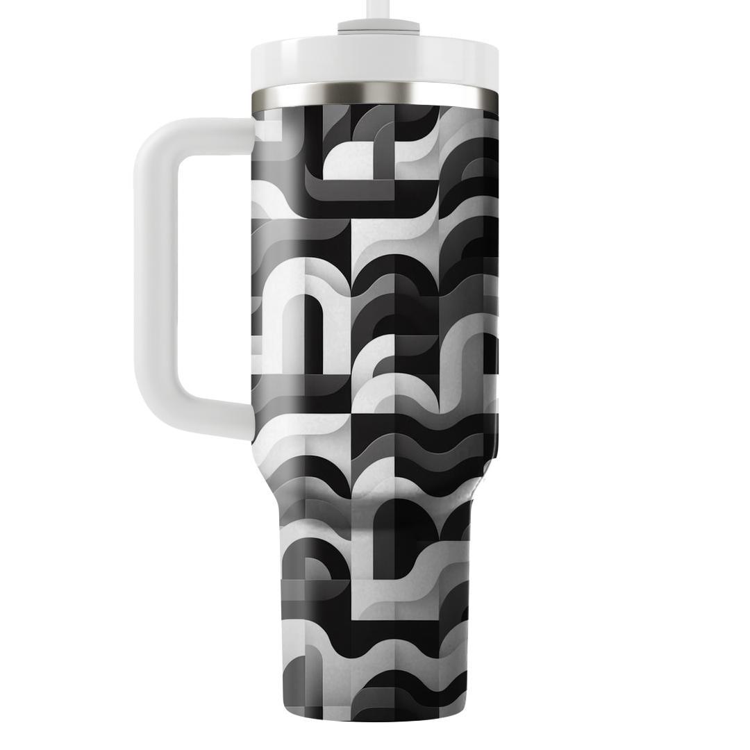 Minimalist Block Waves  Insulated Tumblers