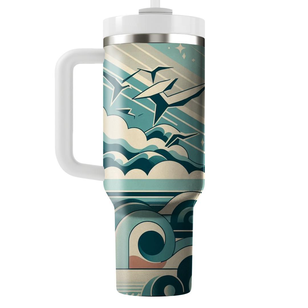 Ocean Wave Odyssey  Decorative Tumblers
